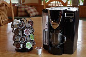 Java Concepts&reg; Universal K-Cup Deluxe Steel Carousel, Keurig 1.0, 2.0 &amp; iCoffee, Black N3