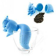 Tgp Silicone Squirrel Tea Infuser Loose Leaf Strainer Herbal Spice Filter Diffuser Coffee N7