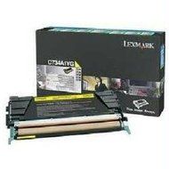 Lexmark - Yellow - Original - Toner Cartridge Lccp, Lrp - For C734dn, 734Dtn, 734Dw, 734N, 736Dn, 736Dtn, 736N...