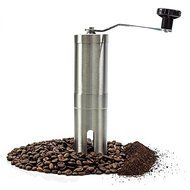 RINE COOOO Brushed 304 Stainless Steel Manual Coffee Grinder Coffee Press N7