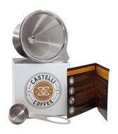 Castelli Coffee Paperless Pour Over Coffee Dripper | Stainless Steel Reusable Coffee Filter | Hand Drip Coffee... N9