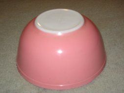 Vintage 1956 Pyrex PINK 2 1/2 Quart Mixing Nesting Batter Bowl #403 Made In USA