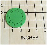 Casino Poker Chip Cookie Cutter and Stamp #1291
