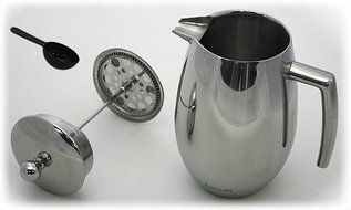 32 Oz. Venice Double Wall Stainless Steel Coffee Press by ZUCCOR N2