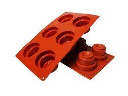 NY Cake Silicone Baking Mold- Topsy Turvy 6 Cavities.