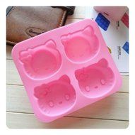 Hello Kitty BIRTHDAY CAKE CANDY MOLD ICE TRAY SET USA Seller Buyer`s Choice N2