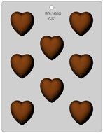 CK Products 1-3/4-Inch Deep Heart Chocolate Mold