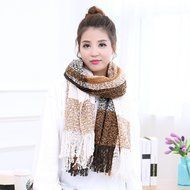 Scarf,Morecome Warm Winter Women Long Scarf Large Shawl Plaid Scarf (Coffee) N8