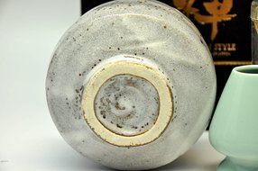 Japanese Mino Yaki ware Matcha Bowl And Tea Ceremony Set Green Tea 11 / 11 / 8cm (4.3 / 4.3 / 3.1inch)[7394] N6