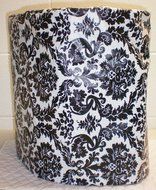 Black &amp; White Vinyl Damask Cover for Keurig K2.0 K200 Coffee Brewing System