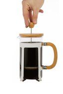 Urban Galley French Press Coffee Espresso Tea Maker (3 Cup / 350ml/ 12oz) with Stainless Steel Plunger, Pyrex... N8