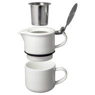 FORLIFE Tea for One with Infuser 14 ounces, Black Graphite N11