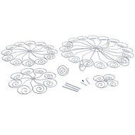 Y&amp;XL&amp;H 41 Count 5 Tier Cupcake Stand for Wedding / Birthday Party, Cupcake Tower, Stainless Steel