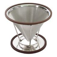 Handi Home Pour Over Coffee Maker Filter Cone Kettle Dripper With Stand | Chemex, Hario, Osaka Carafe Drip Brewer... N5