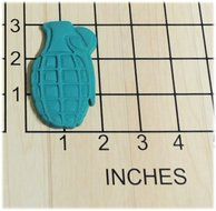 Military Grenade Cookie Cutter and Stamp #1287 N2