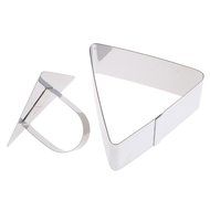 VANKER Stainless Steel Cake Mousse Mould Cake Baking Cake Decor Mold Ring(flag) N3