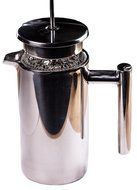 Stainless Steel French Press - Double Wall Coffee and Tea Press with Metal Wire Mesh Filter (1000 ml - 33 ounce) N5