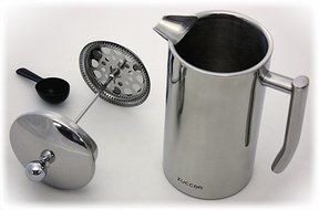 32 Oz. Capri Double Wall Stainless Steel Coffee Press by ZUCCOR N3