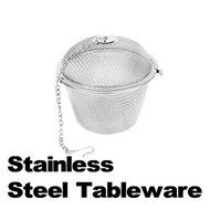 Ecoolbuy Tea Stainless Strainer Locking Tea Spice Mesh Herbal Ball Diam 4.5cm N2