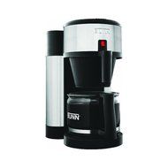 Bunn 10-Cup Home Coffee Brewer, Stainless Steel, Black BUNNHS