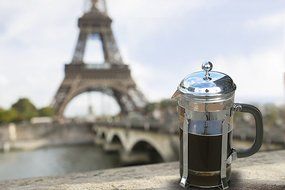 French Coffee Press 8 Cup (1 liter, 34 oz), Chrome N4
