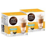 Nescaf&eacute; Dolce Gusto Latte Macchiato Unsweetened, Pack of 2, 2 x 16 Capsules (16 Servings)