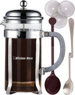 Kitchen Hero French Press Coffee Maker - Best for Hot or Cold Brew, Tea or Espresso. With Stainless Steel Plunger... N3