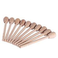 Geeklife Wood Honey Dippers ,6 inches Honey Dipper Stirring Stick Bulk for Honey Jar Dispense ,Pack of 10 N5
