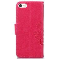 iPhone 5C Case, iPhone 5C Wallet Case,PHEZEN Four Leaf Clover Flower Design PU Leather Wallet Case Stand Flip... N13