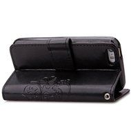 iPhone 5C Case, iPhone 5C Wallet Case,PHEZEN Four Leaf Clover Flower Design PU Leather Wallet Case Stand Flip... N15