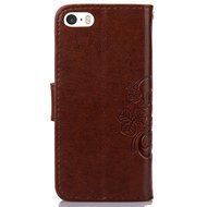 iPhone 5C Case, iPhone 5C Wallet Case,PHEZEN Four Leaf Clover Flower Design PU Leather Wallet Case Stand Flip... N18