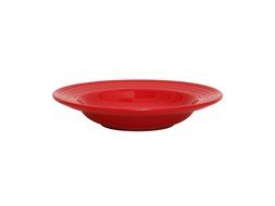 Tuxton Home Concentrix Bowl (Set of 4), 13 oz, Cayenne Red; Restaurant Grade Nonporous Virtrified China; Thermal... N64