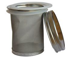 Cold Brew Coffee and Tea Maker Stainless Steel Filter for Mason Jars With Lid and 2 Silicone Seals (No Jar, Half... N2