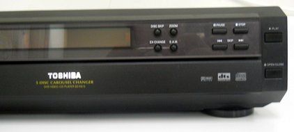 Toshiba SD-K615 5 Disc CD/DVD Compact Disc Carousel Changer N4