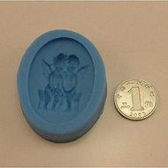 Sher Angel Shaped Bake Fondant mold,L5cmW4cmH1.2cm