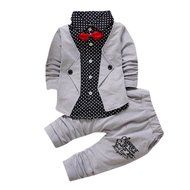 Clothes Set ,BeautyVan Kid Baby Boy Gentry Clothes Set Formal Party Christening Wedding Tuxedo Bow Suit (12M,... N2