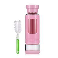 Tea Infuser/Tea Tumbler Water Bottle W/ Stainless Steel Loose Leaf Strainer Filter &amp;Spill-Proof Lid-Eco Borosilicate... N21