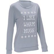 Xmas Pullover Shirt,Morecome Womens Christmas Printing Off Shoulder Sweatshirt (S, Red) N8
