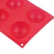 Y&amp;XL&amp;H 1pc 6 Half Ball Round Chocolate Cake Candy Soap Mold Flexible Silicone Mould Popular New N2