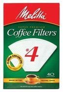 No. 4 Cone White Paper Coffee Filter N4