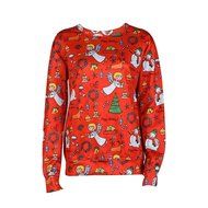 Morecome Women Long Sleeve Pullover Christmas Snowman Gift Elk Print Tops N3