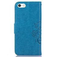 iPhone 5C Case, iPhone 5C Wallet Case,PHEZEN Four Leaf Clover Flower Design PU Leather Wallet Case Stand Flip... N26