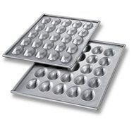 Chicago Metallic 47255 Mini-Egg / Football 2-Pc Cake Pan Set - 2 / CS