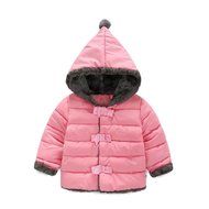 Snowsuit ,BeautyVan Baby Infant Girls Winter Warm Hooded Coat Cloak Jacket Snowsuit Thick Clothes (5T, Pink) N2