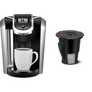 Keurig K475 Coffee Maker, Black and Keurig 119367 2.0 My K-Cup Reusable Coffee Filter, Small, Black (Updated Model...