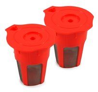 K Carafe Compatible Reusable Filter Cup Carafe K-Cup for Keurig 2.0 K200, K300, K400, K500 Series N5