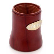 3E Home Manual Canister Ceramic Burr Coffee Mill Grinder, Stainless Steel Top and Ceramic Body N14
