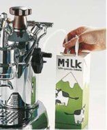 La Pavoni PSW-16 Stradavari 16-Cup Espresso Machine, Chrome with Wood Handles N2