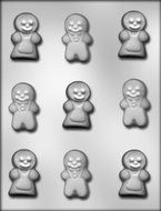 CK Products Gingerbread Boy and Girl Chocolate Mold