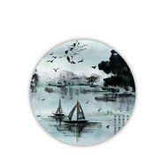 Generic Cup Coaster Made By Mdf Printed Asian Chinese Ink Painting Individuality N14